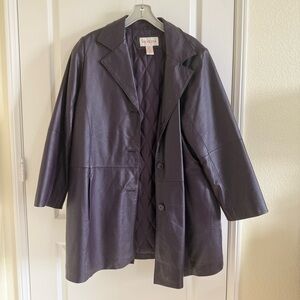 Purple Leather Jacket